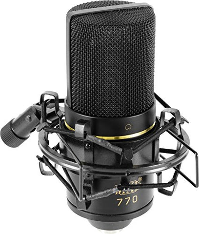 MXL 770 Small-Diaphragm Cardioid Condenser Vocal Microphone Black