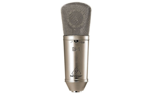 Behringer SINGLE DIAPHRAGM CONDENSER MICROPHONE B-1 Gold-Sputtered Large-Diaphragm Studio Condenser Microphone