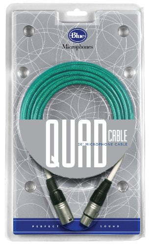 Blue Quad 20 Foot Microphone Cable, Recommended for use with Blue microphones' Kiwi, Cactus, Bottle Rocket Stage 1 and 2, and Bottle mics