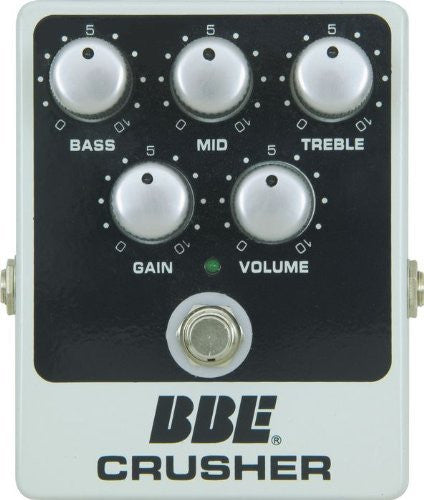 BBE Crusher High Gain Distortion Pedal with 3-Band EQ