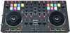 Gemini Slate 4 USB/MIDI controller with audio I/O, multi-function pad controls, touch sensitive jog wheels, 4-channel mix controls, Comes with Virtual DJ LE