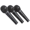 Behringer ULTRAVOICE XM1800S Dynamic Cardioid Vocal Microphones, 3-Pack
