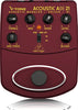 Behringer V-TONE ACOUSTIC DRIVER DI ADI21 Acoustic Amp Modeler/Direct Recording Preamp/DI Box