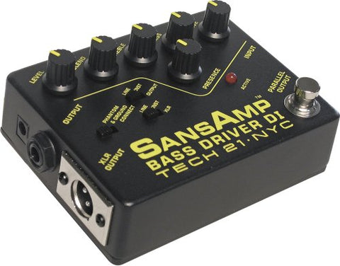 Tech 21 SansAmp Bass Driver DI - Pre-Amp &amp; DI for Bass (Refurb)