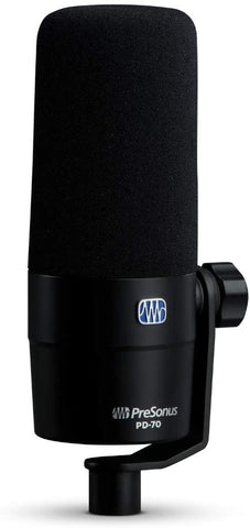 PreSonus PD-70 Dynamic Vocal Microphone for Broadcast, Podcasting, and Live Streaming