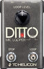 TC Helicon Ditto Mic Looper pedal for vocal and mic instruments