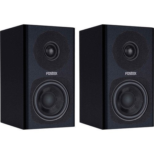 Fostex PMO.3B 3-Inch 2-Way Powered Digital Speaker System, Black, Set of 2 (Refurb)