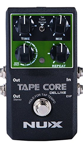 NUX Tape Core Deluxe Tape Echo Delay Guitar pedal True Bypass Firmware Upgradeable