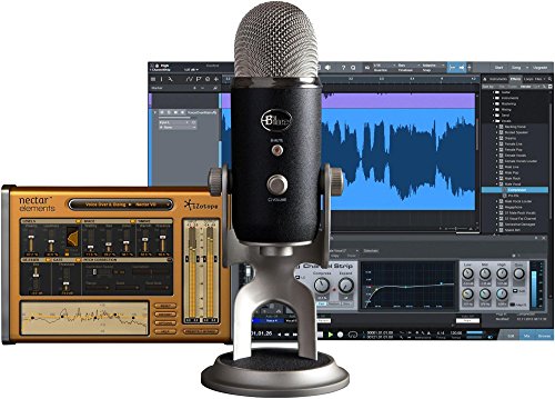 Blue Microphones Yeti Pro XLR and USB Condenser Mic with PreSonus + iZotope multi-track recording software