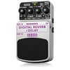 Behringer DIGITAL REVERB/DELAY DR400 Digital Stereo Reverb/Delay Effects Pedal
