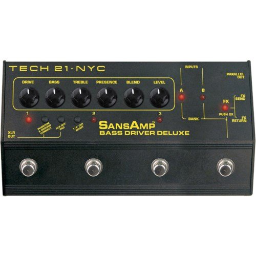 ベース 6ch+FX SANSAMP BASS DRIVER DI DELUXE Tech 21 SansAmp Bass Driver Deluxe - Pre-Amp & DI w/ 6