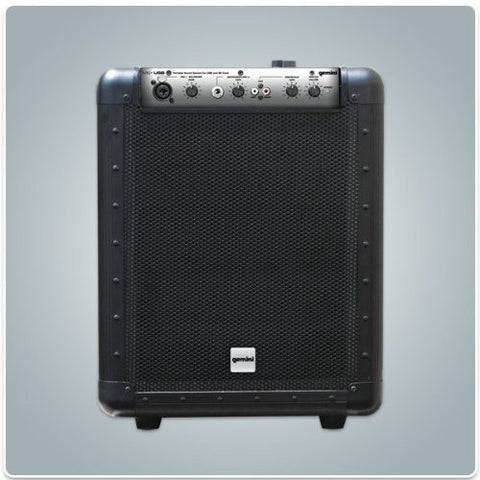 Gemini MS-USB Portable PA System with USB Port and SD Card Slot