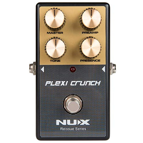 NUX Plexi Crunch Guitar Distortion Effect Pedal High Gain Distortion Tone, Classic British High Gain Tone