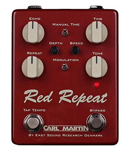 Carl Martin Red Repeat with Tap Tempo TT