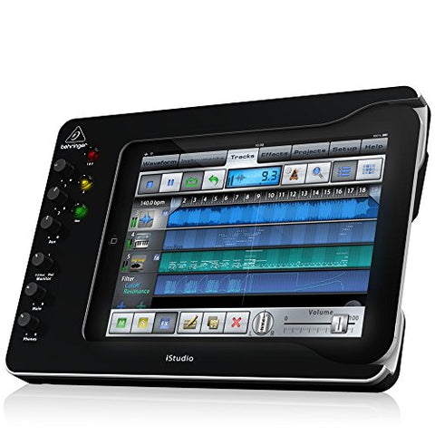 Behringer iSTUDIO iS202 Professional iPAD Docking Station with Audio, Video and Midi Connectivity