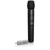 Behringer ULTRALINK ULM100USB High-Performance 2.4 GHz Digital Wireless Microphone with USB Receiver