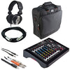 Allen &amp; Heath ZEDi-10 Compact Hybrid Mixer/USB Interface + Gator Cases G-MIXERBAG + Headphone + XLR Mic Cable + Instrument Cable &amp; Stereo Cable