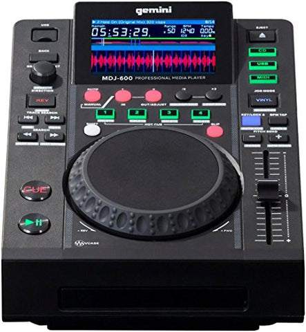 Gemini DJ MDJ-600 USB media player with CD player