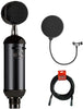 Blue Blackout Spark SL XLR Condenser Microphone with Pop Filter &amp; 20' XLR Cable