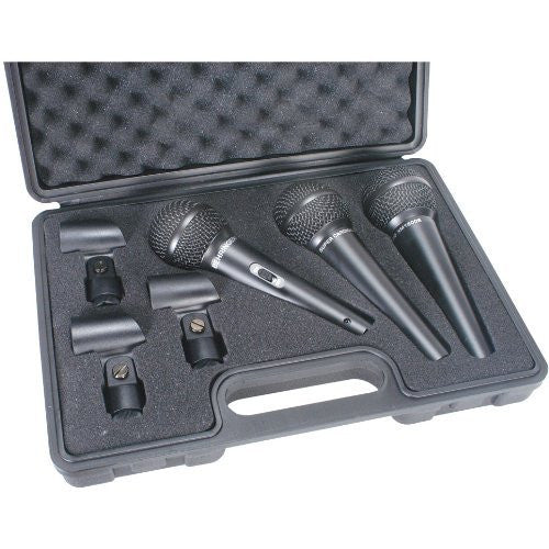 Behringer ULTRAVOICE XM1800S 3 Dynamic Cardioid Vocal and Instrument Microphones (Set of 3)