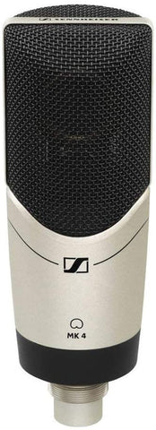 Sennheiser MK4 Set Cardioid Condenser Large Diaphragm Microphone with MKS4 Shockmount