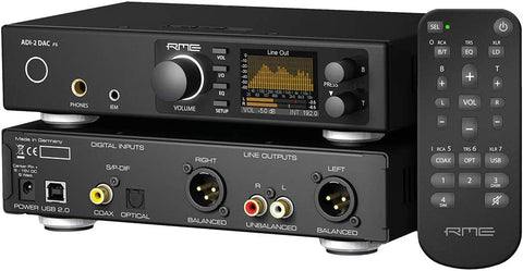 RME ADI-2 DAC FS PCM/DSD 768 kHz Signal Converter with AKG K240 Studio Pro Headphones &amp;amp; XLR Cable Bundle