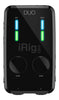 IK Multimedia iRig PRO DUO 2 channel professional audio interface for iPhone, iPad and Mac/PC
