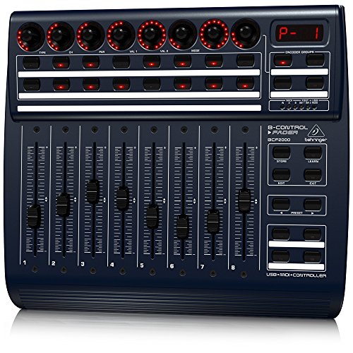Behringer B-CONTROL FADER BCF2000 Total-Recall USB/MIDI Controller wit
