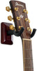 Gator Cases GFW-GTR-HNGRCHR Frameworks Wall Mounted Guitar Hanger with Cherry Mounting Plate