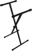 On Stage Stands KS7190 Classic Single-X Keyboard Stand