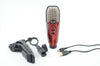 CAD Audio U37SE-CA U37 USB Cardioid Condenser Studio Recording Microphone, Candy Apple Red