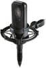 Audio-Technica AT4040 Cardioid Condenser Microphone Bundle with Boom Stand, Pop Filter, XLR Cable, and Austin Bazaar Polishing Cloth