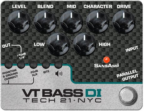Tech 21 SansAmp Character Series VT Bass DI (Refurb)