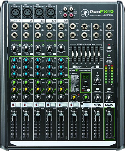 Mackie PROFX8V2 8-Channel Compact Mixer with USB and Effects