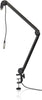 Gator Frameworks Deluxe Desk-Mounted Broadcast Microphone Boom Stand For Podcasts &amp;amp;amp;amp; Recording; Integrated XLR Cable (GFWBCBM3000)