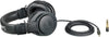Audio-Technica ATH-M20x Monitor Headphones (Black) + Headphone Case + Cleaning Cloth - Deluxe Bundle