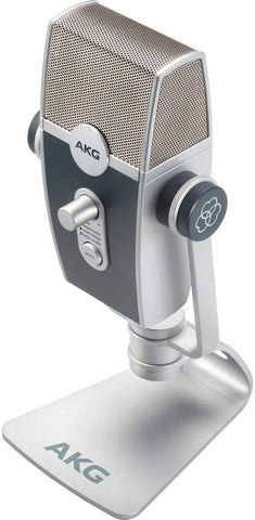 AKG Pro Audio Lyra Ultra-HD, Four Capsule, Multi-Capture Mode, USB-C Condenser Microphone for Recording and Streaming (Refurb)