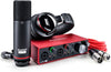 Focusrite Scarlett 2i2 Studio USB Audio Interface with Mic &amp; Headphones (3rd Gen) Bundle with Pop Filter &amp; XLR Cable
