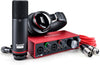 Focusrite Scarlett 2i2 Studio 3rd Gen 2-in, 2-out USB Audio Interface with Microphone &amp; Headphones, MBS5000 Boom Arm with XLR Cable &amp; Kellopy Pop Filter Bundle