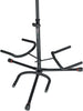 Gator GFW-GTR-3000 Frameworks triple guitar stand with heavy duty tubing and instrument finish friendly rubber padding Frameworks triple guitar stand with heavy duty tubing and instrument finish friendly rubber padding