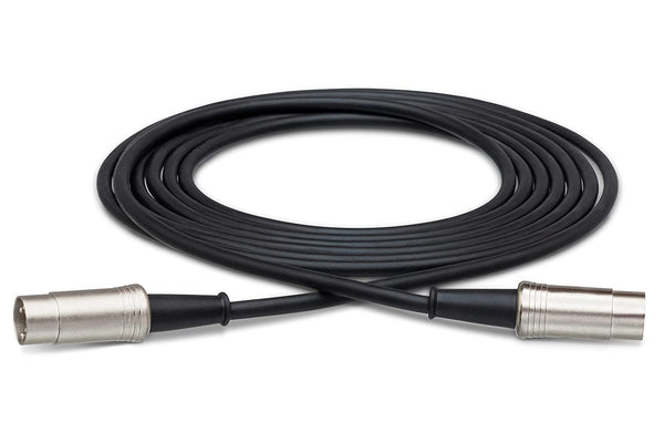 Hosa Technology Pro MIDI to MIDI Cable (3', Black)