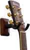 Gator Cases GFW-GTR-HNGRMHG Frameworks Wall Mounted Guitar Hanger with Mahogany Mounting Plate