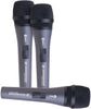 Sennheiser 3-Pack E835-S Dynamic Vocal Microphone with 3 XLR Mic Cables XLR-M to XLR-F