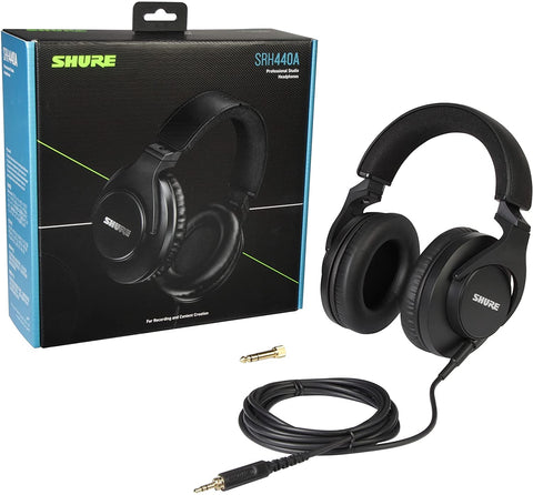 Shure SRH440A Studio Headphone + Shure MV7-K