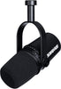 Shure MV7-K-BUNDLE Kit XLR/USB Speech Mic Black+Desktop Podcast Stand