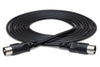 Hosa Technology Standard MIDI to MIDI Cable (5', Black)
