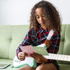 Loog Pro VI Electric Guitar for Kids - White