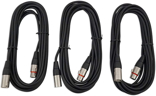 Samson MC18 XLR Microphone Cable (3-Pack)