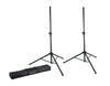 Mackie SRM450V3 Powered Speakers w/ Gator Stands, Bag, and XLR cables