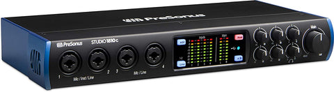 PreSonus Studio 1810c 18x8, 192 kHz, USB Audio Interface with Studio One Artist and Ableton Live Lite DAW Recording Software